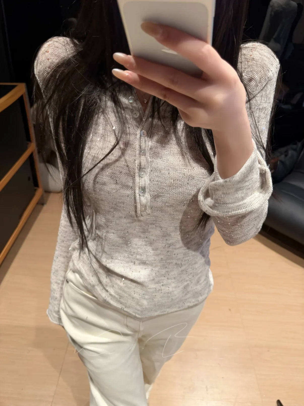 Женская приталенная блузка Perry Moonlight в корейском стиле с длинным рукавом, вязаная из хлопка и льна, с пайетками, модная весенняя одежда
Женская приталенная блузка Perry Moonlight в корейском стиле с длинным рукавом, вязаная из хлопка и льна, с пайетками, модная весенняя одежда