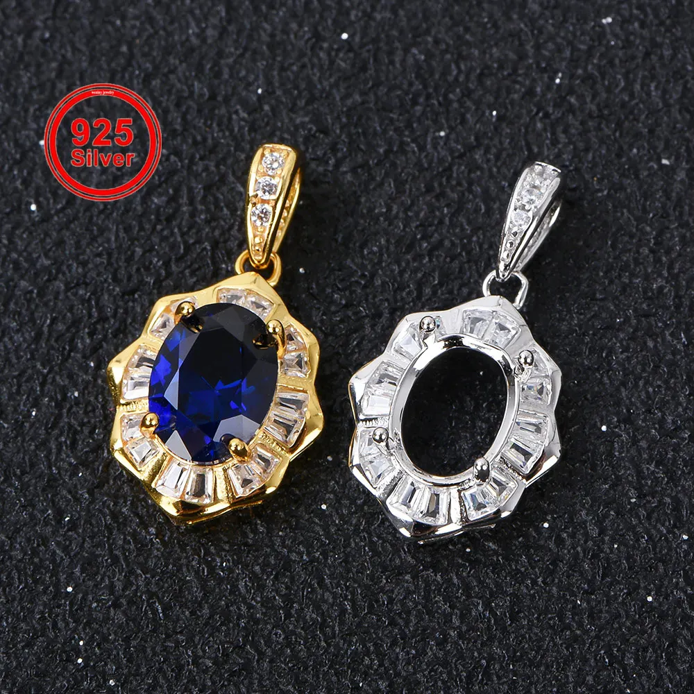 Роскошная подвеска из стерлингового серебра 925 пробы для овальных камней 6x8 мм, элегантное пустое крепление для изготовления ювелирных изделий своими руками, серебряная основа для подвески
Роскошная подвеска из стерлингового серебра 925 пробы для овальных камней 6x8 мм, элегантное пустое крепление для изготовления ювелирных изделий своими руками, серебряная основа для подвески