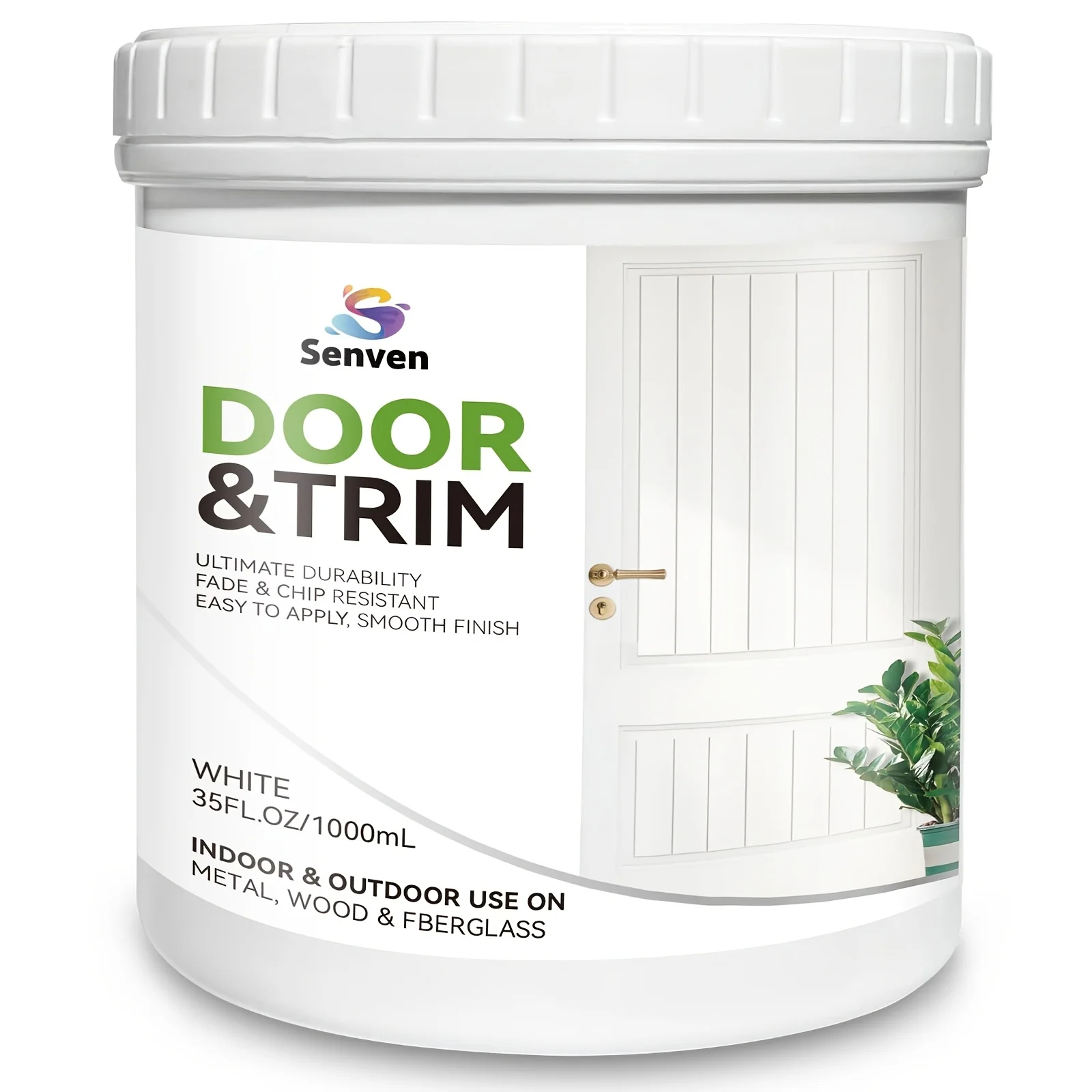 Door Trim White Paint, Satin White Paint for Door, Trim, Cabinet, Wood Furniture, 1000ml, 35 Fl Oz
Door Trim White Paint, Satin White Paint for Door, Trim, Cabinet, Wood Furniture, 1000ml, 35 Fl Oz
