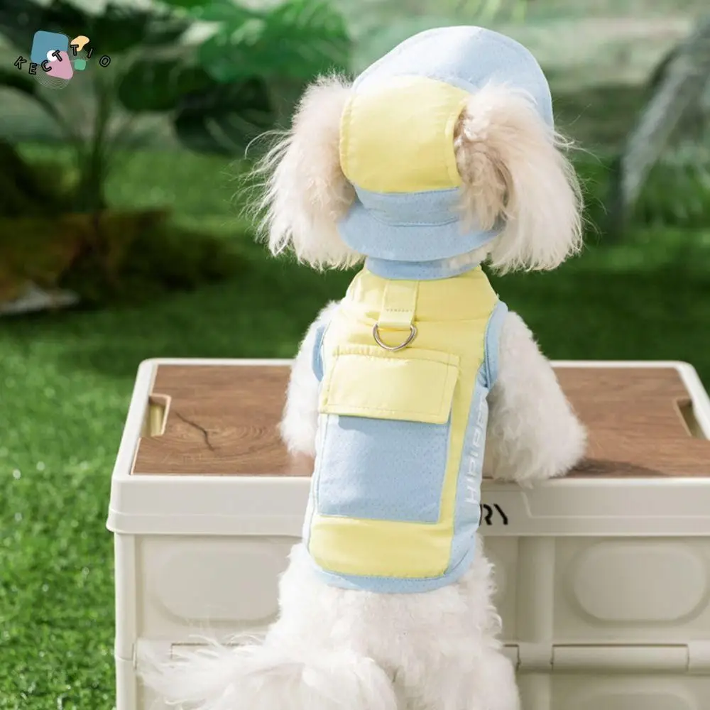 Spring Summer Pet Sunscreen Vest Comfortable Breathable Pet Sweatshirt Sleeveless with Hat Ice Bag Dog Pullover
Spring Summer Pet Sunscreen Vest Comfortable Breathable Pet Sweatshirt Sleeveless with Hat Ice Bag Dog Pullover