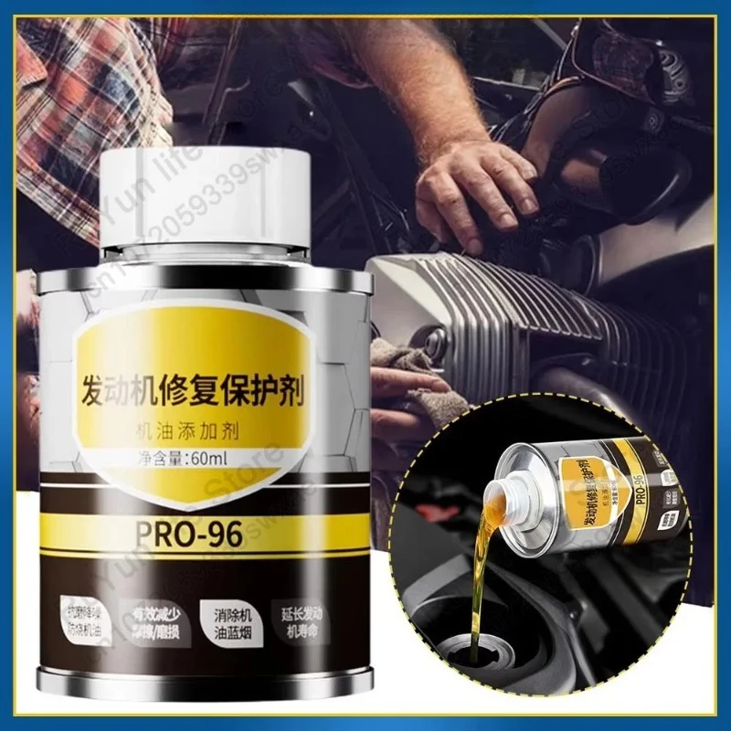 Engine Repair Additive 60ml Cars Engine Anti-Wear Protective Oil Safe Gentle Vehicle Care Cleaner Supplies for Sedans Trucks
Engine Repair Additive 60ml Cars Engine Anti-Wear Protective Oil Safe Gentle Vehicle Care Cleaner Supplies for Sedans Trucks