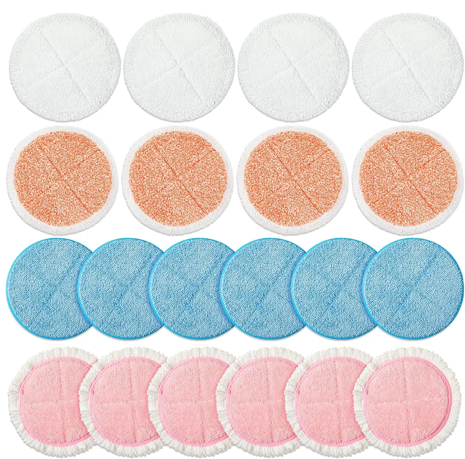 20 Pack Electric Mop Pads Spin Replacement 7.28 Inch Round Mop Pads for Floor Cleaning Reusable Washable Electric Spin Replac
20 Pack Electric Mop Pads Spin Replacement 7.28 Inch Round Mop Pads for Floor Cleaning Reusable Washable Electric Spin Replac