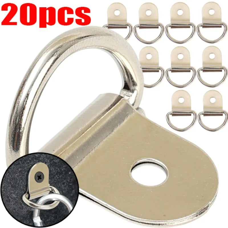 Silver D Shape Tie Down Anchor Rings Iron Stainless Steel Cargo Tie Down Ring for Car Truck Trailers RV Boats
Silver D Shape Tie Down Anchor Rings Iron Stainless Steel Cargo Tie Down Ring for Car Truck Trailers RV Boats