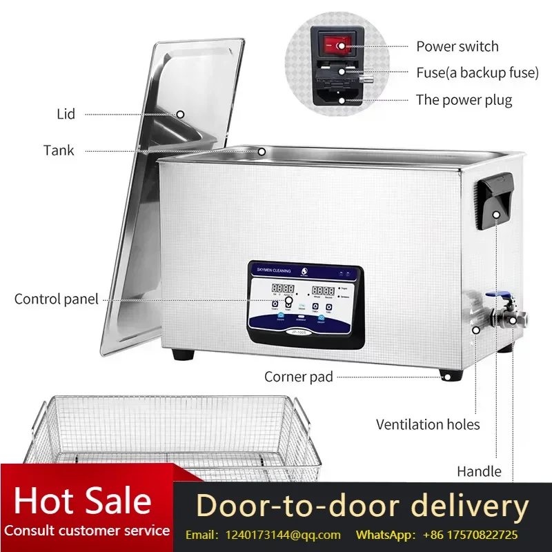 FD-100S Ultrasonic Cleaning Equipment - 30L, 500W Denture & Lens Cleaner for Household Use
FD-100S Ultrasonic Cleaning Equipment - 30L, 500W Denture & Lens Cleaner for Household Use