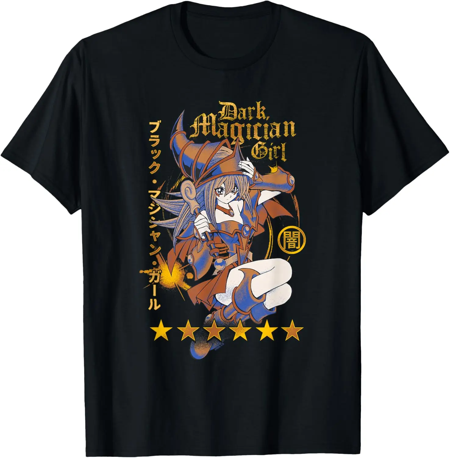 Gold Tone Dark Magician Girl With Stars Card Anime T-Shirt Summer short-sleeved breathable sweat-wicking versatile fashion T-shirt for back-to-school season, unisex, Cartoon Anime
Gold Tone Dark Magician Girl With Stars Card Anime T-Shirt Summer short-sleeved breathable sweat-wicking versatile fashion T-shirt for back-to-school season, unisex, Cartoon Anime