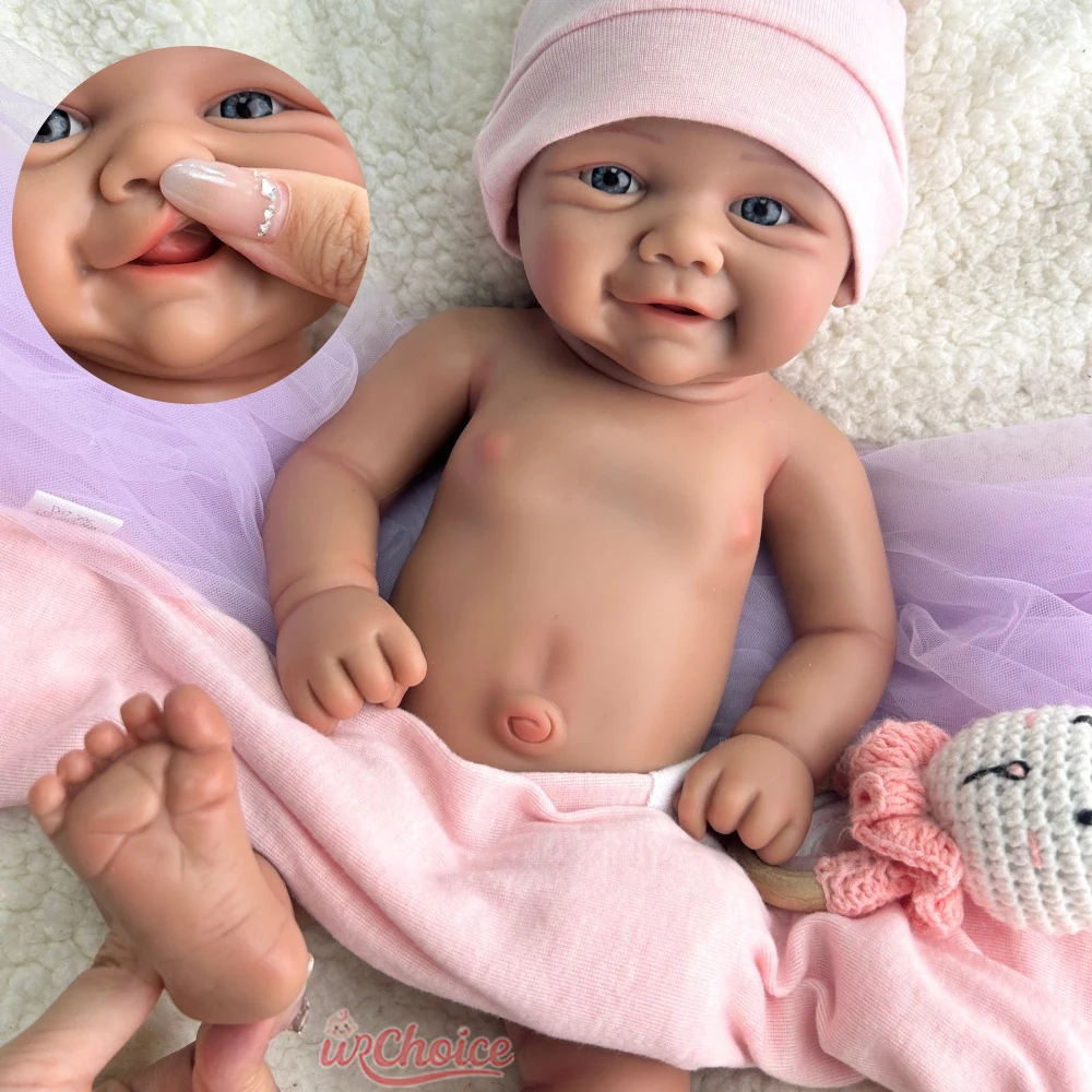17Inch Dark Skin Vivienne Full Body Silicone Reborn Baby Girl Realistic Adorable Visible Veins Doll for Educational Kids Toy
17Inch Dark Skin Vivienne Full Body Silicone Reborn Baby Girl Realistic Adorable Visible Veins Doll for Educational Kids Toy