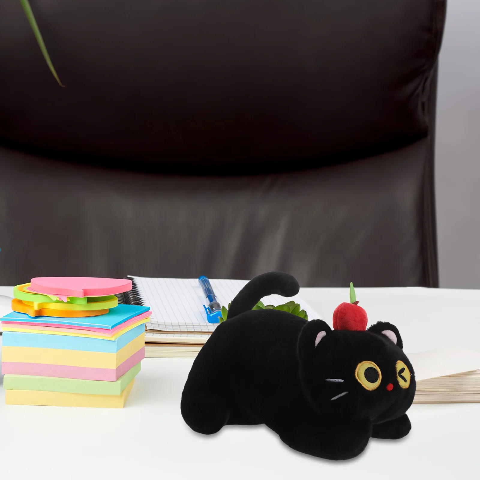 Cartoon Cat Stuffed Animal - Delicate Workmanship Vibrant Design - Cozy Bedroom Living Room Ornament - Memorable Present for Cat
Cartoon Cat Stuffed Animal - Delicate Workmanship Vibrant Design - Cozy Bedroom Living Room Ornament - Memorable Present for Cat