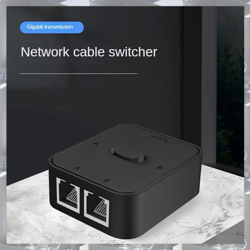 Лидер продаж-6X 2-портовый сетевой коммутатор RJ45 LAN CAT6, селектор 1000 Мбит/с, 2 в 1, выход/1 в 2, внутренний внешний сетевой коммутатор Spli
Лидер продаж-6X 2-портовый сетевой коммутатор RJ45 LAN CAT6, селектор 1000 Мбит/с, 2 в 1, выход/1 в 2, внутренний внешний сетевой коммутатор Spli