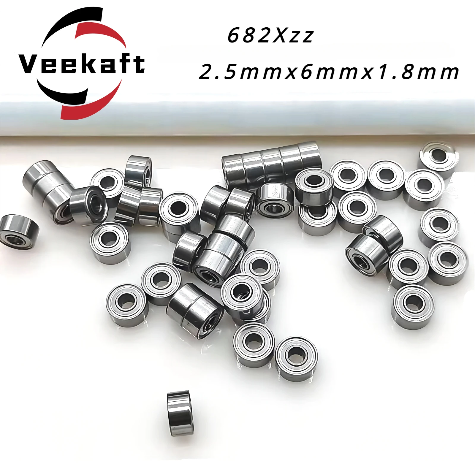 Miniature Deep Groove Ball High Quality Fine Miniature Bearings 10pcs 682Xzz 2.5mmx6mmx1.8mm.
Miniature Deep Groove Ball High Quality Fine Miniature Bearings 10pcs 682Xzz 2.5mmx6mmx1.8mm.
