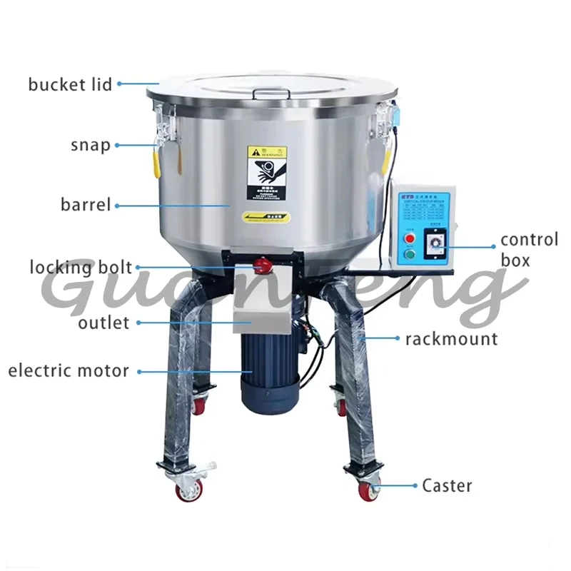 Stainless Steel Vertical Mixer Machine | 50-200kg Capacity | Automatic Powder & Pellet Blender for Molding
Stainless Steel Vertical Mixer Machine | 50-200kg Capacity | Automatic Powder & Pellet Blender for Molding