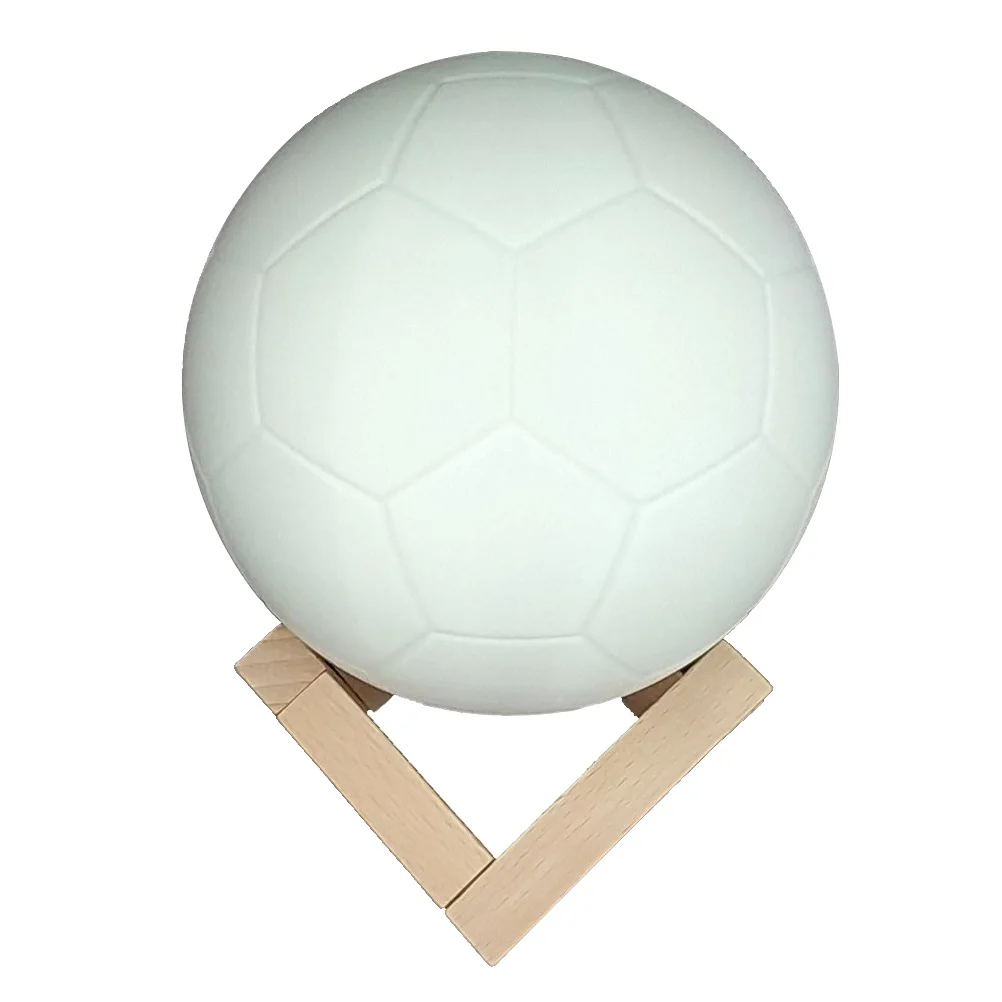 LED Night Light 3D Printing Football Lamp Touch Control USB Charging Light 10cm (Cold White and Warm White)
LED Night Light 3D Printing Football Lamp Touch Control USB Charging Light 10cm (Cold White and Warm White)
