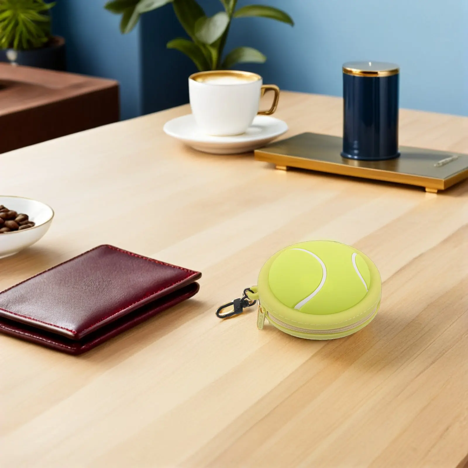 Silicone Tennis Coin Purse Mini Zipper Wallet Sports Coin Bag Pendant Earphone Storage Case Keys Change Organizer
Silicone Tennis Coin Purse Mini Zipper Wallet Sports Coin Bag Pendant Earphone Storage Case Keys Change Organizer