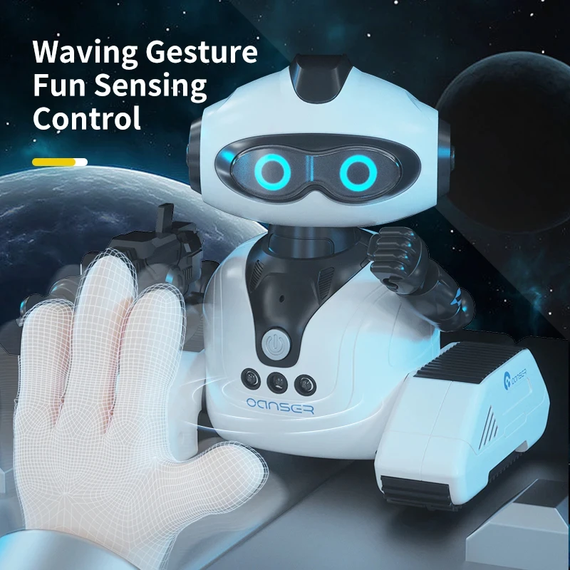 JJRC R22 RC Robot Sensing CADY WIDA Intelligent Toy Programing Education Music Dance Robots Auto Follow Gesture Control Toys
JJRC R22 RC Robot Sensing CADY WIDA Intelligent Toy Programing Education Music Dance Robots Auto Follow Gesture Control Toys