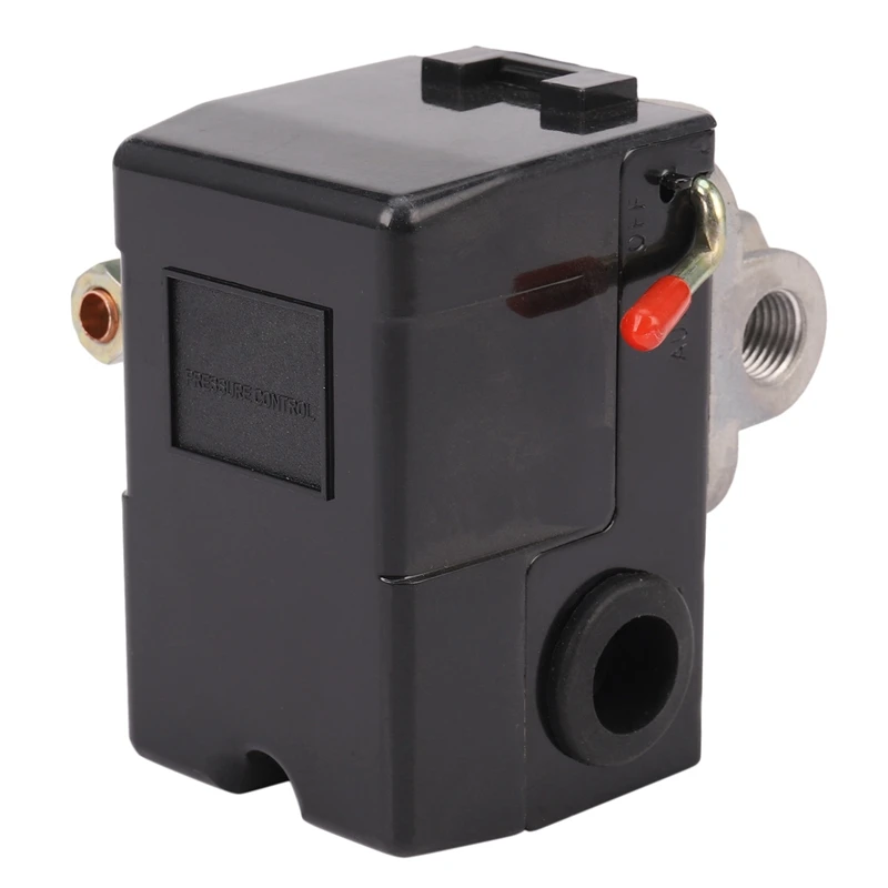 2 х переключатель давления, воздушный компрессор 140-175 PSI, 4 порта, сверхмощный, 26 А, черный
2 х переключатель давления, воздушный компрессор 140-175 PSI, 4 порта, сверхмощный, 26 А, черный