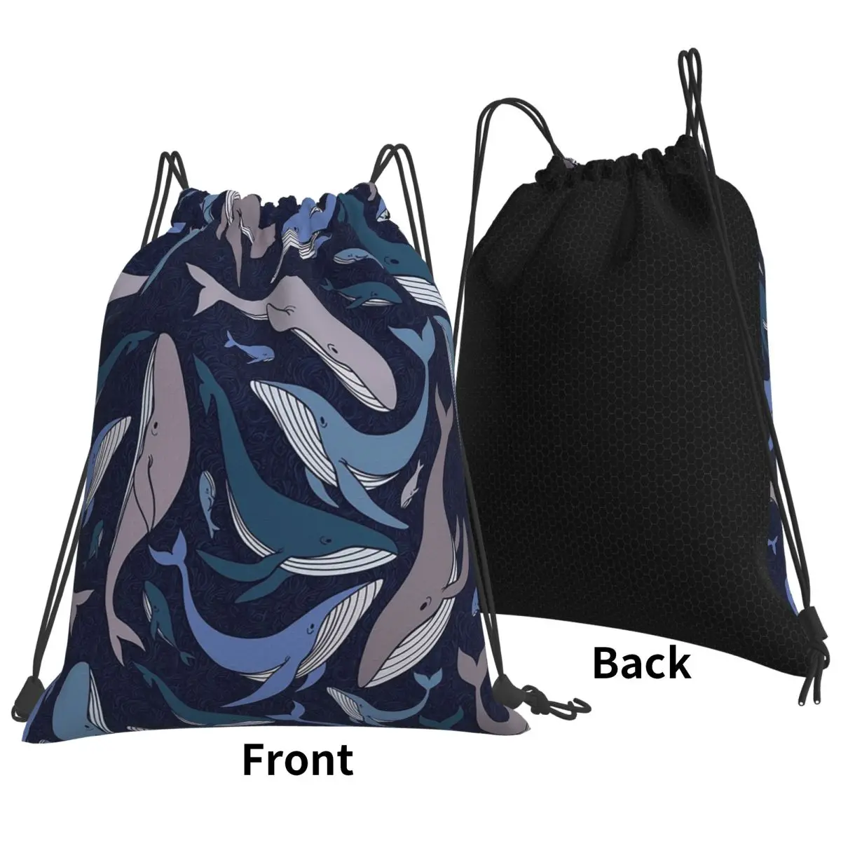 School Of Whales Backpacks Portable Drawstring Bags Sports Bag Book Bags for Man Woman School
School Of Whales Backpacks Portable Drawstring Bags Sports Bag Book Bags for Man Woman School