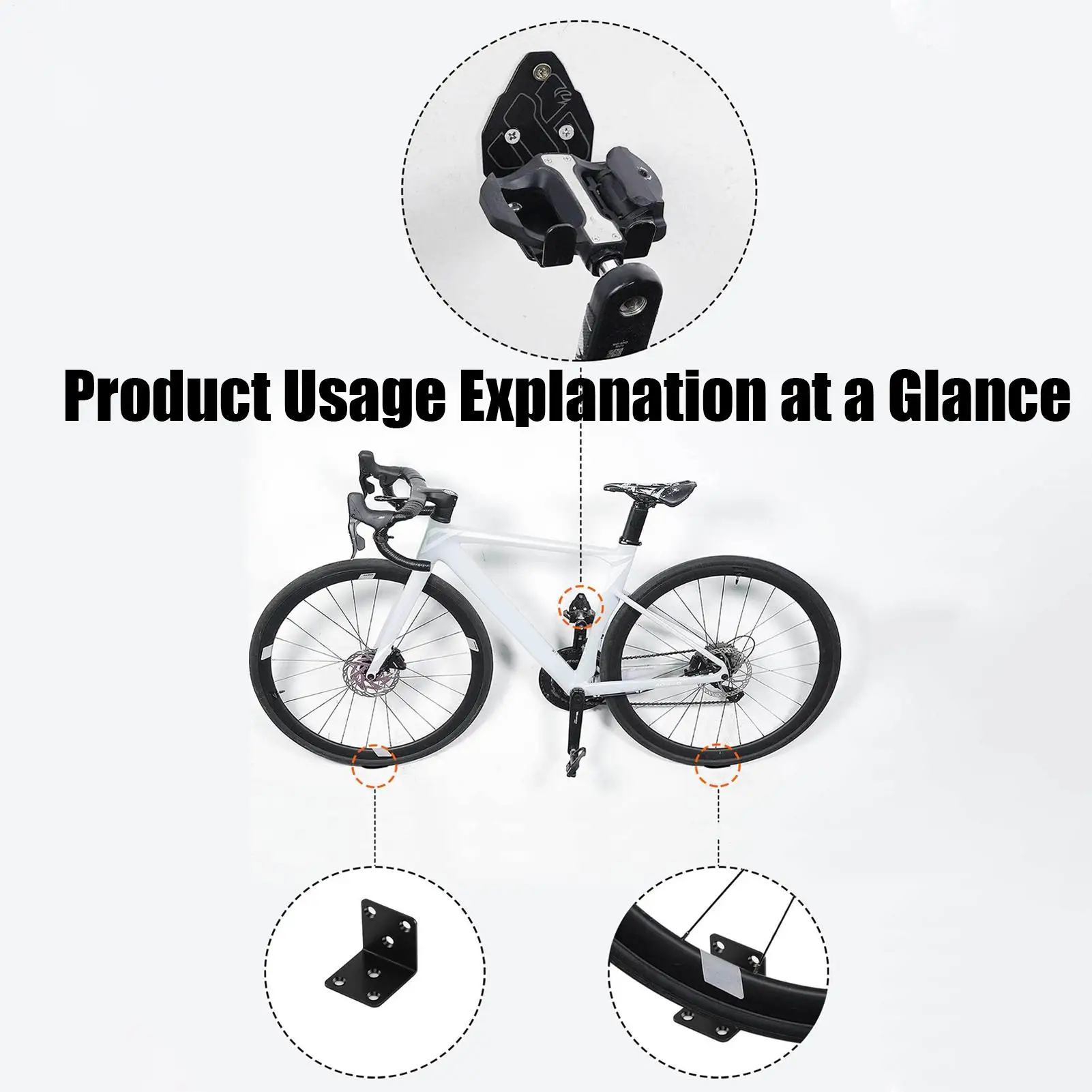 Bike Mount Wall Adjustable Bicycle Storage Hook Wall Mount Bike Rack For Indoor Apartment Garage Shop Mountain Road Home Cycling
Bike Mount Wall Adjustable Bicycle Storage Hook Wall Mount Bike Rack For Indoor Apartment Garage Shop Mountain Road Home Cycling