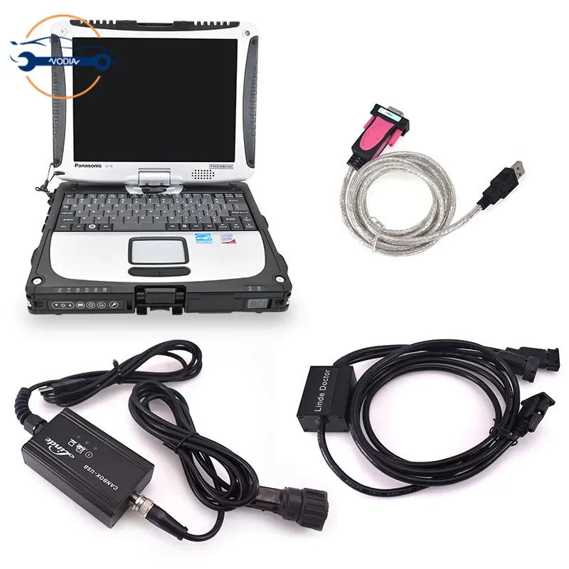 Forklift Truck Diagnostic Tool for Linde Canbox Doctor with Linde Pathfinder Software +CF19 Laptop
Forklift Truck Diagnostic Tool for Linde Canbox Doctor with Linde Pathfinder Software +CF19 Laptop