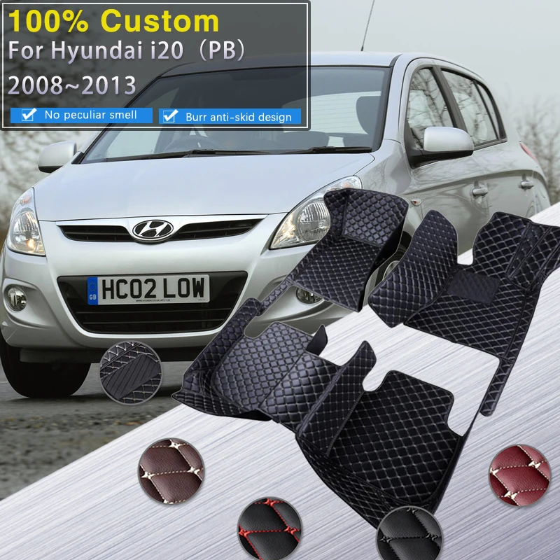 Car Mats For Hyundai I20 PB PBT 2008~2013 Protective Pad Carpets Leather Floor Mat Anti Dirt Rugs Car Accessories Interior Parts
Car Mats For Hyundai I20 PB PBT 2008~2013 Protective Pad Carpets Leather Floor Mat Anti Dirt Rugs Car Accessories Interior Parts