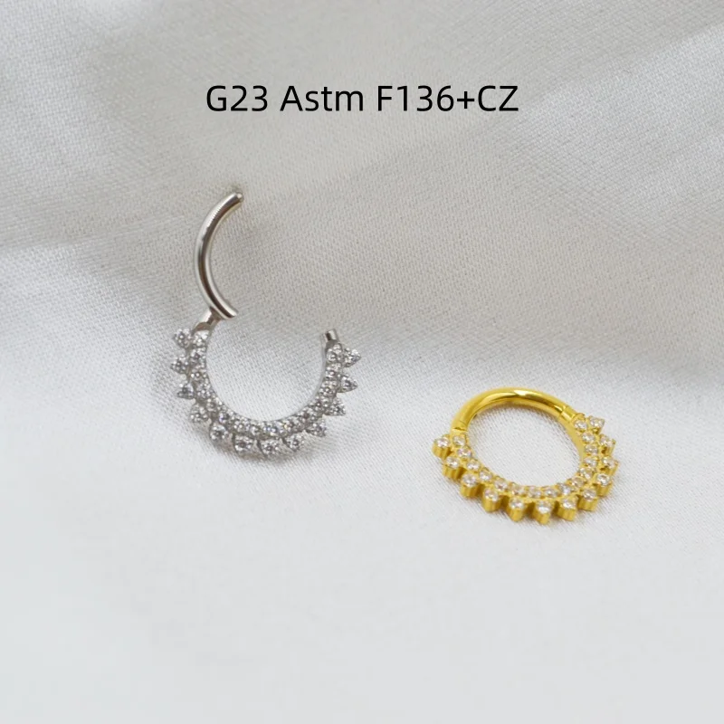 10pcs G23 ASTM F136 Titanium Piercing Nose Hoop Septum Clicker Ring Earring Lip Ear Tragus Helix Cartilage Body Piercing
10pcs G23 ASTM F136 Titanium Piercing Nose Hoop Septum Clicker Ring Earring Lip Ear Tragus Helix Cartilage Body Piercing