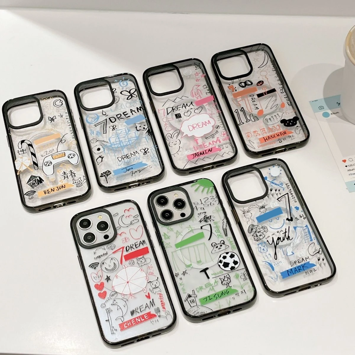 Korean Fashion Dream 2.5 Acrylic Black Border Phone Case Cover for IPhone 12 13 14 15 Pro Max Case
Korean Fashion Dream 2.5 Acrylic Black Border Phone Case Cover for IPhone 12 13 14 15 Pro Max Case