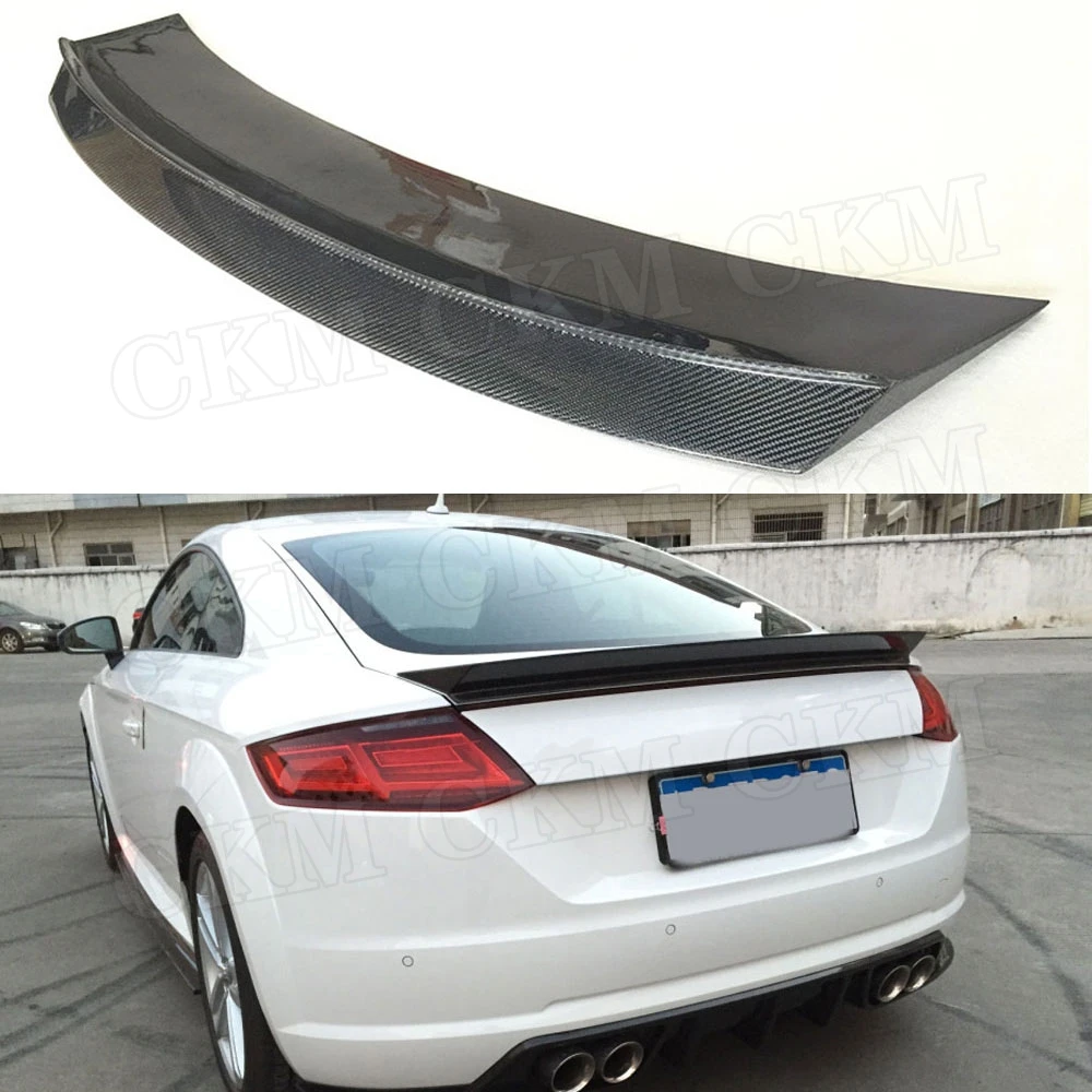 B Style Carbon Fiber Rear Spoiler Rear Boot Lip Wing Spoile For Audi TT TTS TTRS 2014 2015 2016 2017 FRP Rear Trunk Wings
B Style Carbon Fiber Rear Spoiler Rear Boot Lip Wing Spoile For Audi TT TTS TTRS 2014 2015 2016 2017 FRP Rear Trunk Wings