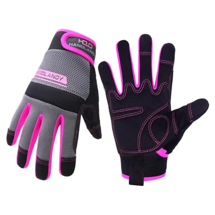 HANDLANDY HLDD Work Gloves Women, Safety Work Gloves Touchscreen Working Glove for Mechanic, Gardening, Construction, DIY
HANDLANDY HLDD Work Gloves Women, Safety Work Gloves Touchscreen Working Glove for Mechanic, Gardening, Construction, DIY