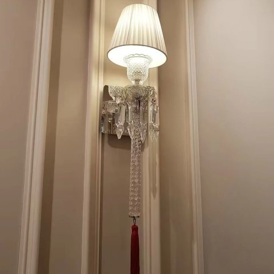 Wall lamp crystal lamp living room bedroom bedside wall villa hotel background wall corridor room
Wall lamp crystal lamp living room bedroom bedside wall villa hotel background wall corridor room