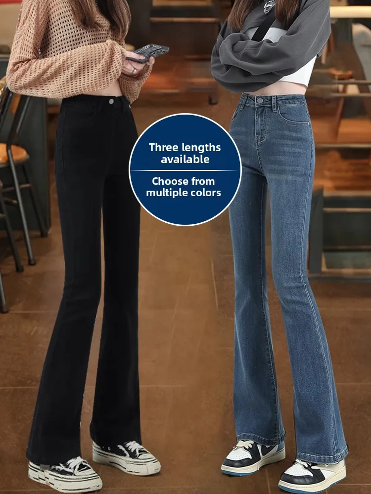 High Waist Flared Jeans Women's Black Nine Point Slim Fit Cotton Stretch Denim Comfortable Casual Style Spring Summer New Arr...
High Waist Flared Jeans Women's Black Nine Point Slim Fit Cotton Stretch Denim Comfortable Casual Style Spring Summer New Arr...