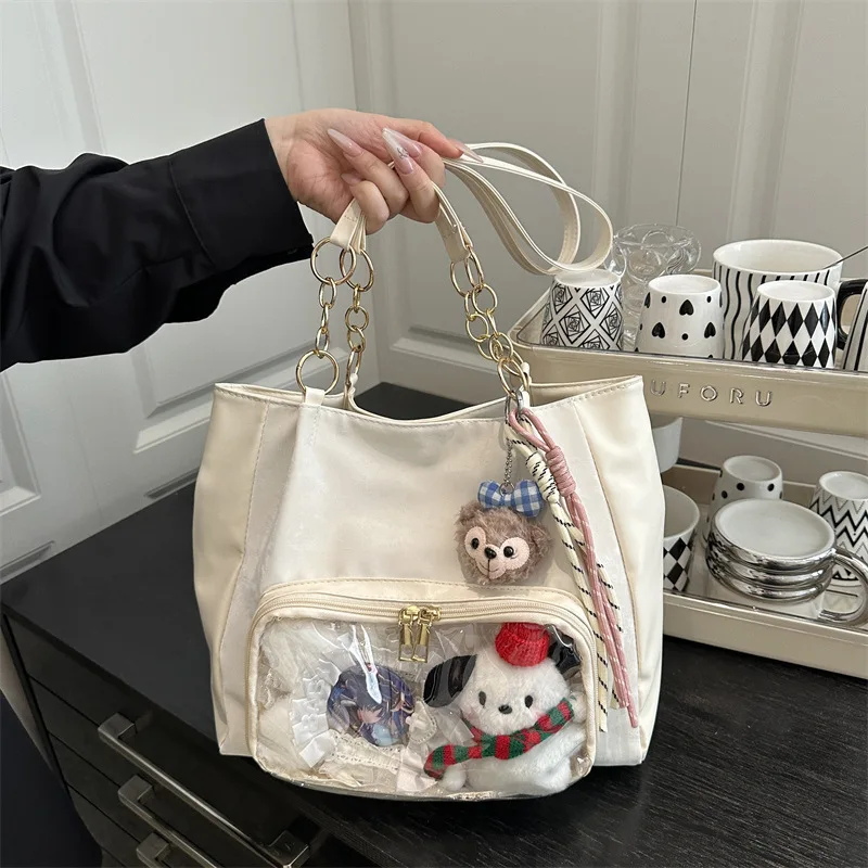 Korean Style Summer New Fashion Large Capacity Single Shoulder Tote Bag Casual Leisure Double Shoulder Bag Unisex Fitness
Korean Style Summer New Fashion Large Capacity Single Shoulder Tote Bag Casual Leisure Double Shoulder Bag Unisex Fitness