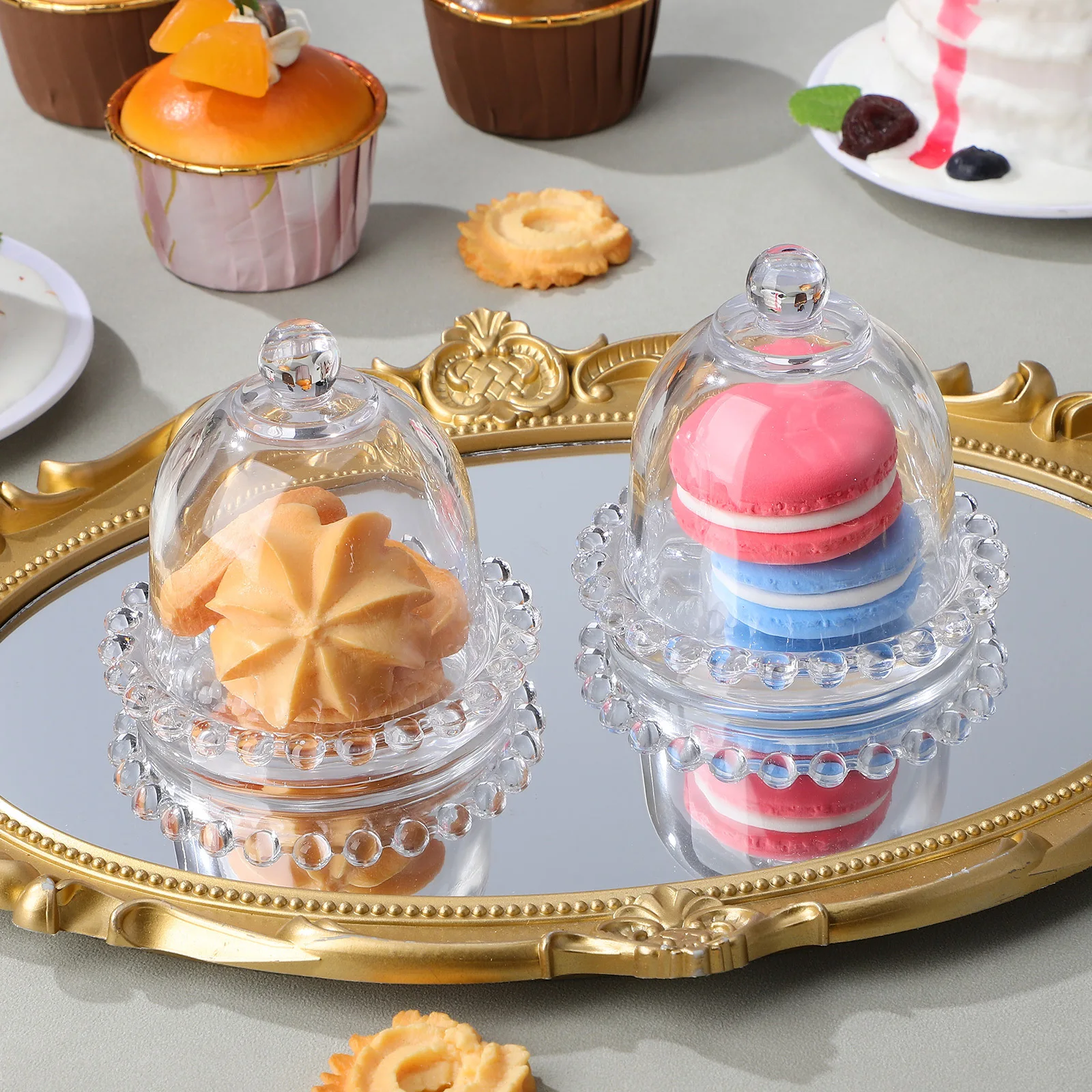 5Pcs Transparent Dust Proof Glass Cake Cover Food Protection Display Heat Cold Resistant Kitchen Use Cake Cover
5Pcs Transparent Dust Proof Glass Cake Cover Food Protection Display Heat Cold Resistant Kitchen Use Cake Cover