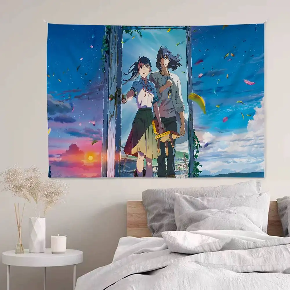 M-Makoto Anime S-Shinkai Printed Large Wall Tapestry Indian Buddha Wall Decoration Witchcraft Bohemian Hippie Wall Art Decor
M-Makoto Anime S-Shinkai Printed Large Wall Tapestry Indian Buddha Wall Decoration Witchcraft Bohemian Hippie Wall Art Decor