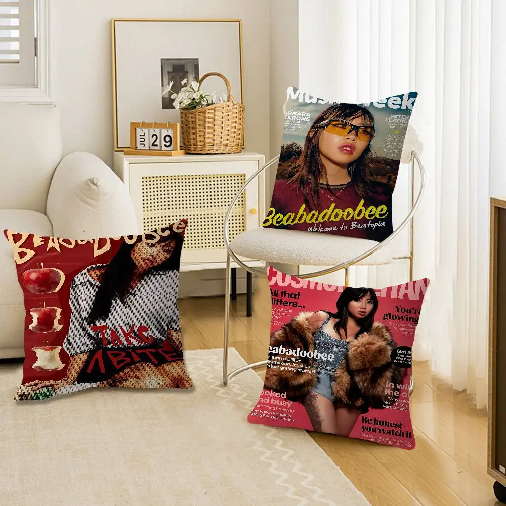 B-beabadoobee Singer Hot Cushion Cover Car Throw Pillow Case For Sofa Car Christmas Gift 40x40cm 45x45cm
B-beabadoobee Singer Hot Cushion Cover Car Throw Pillow Case For Sofa Car Christmas Gift 40x40cm 45x45cm