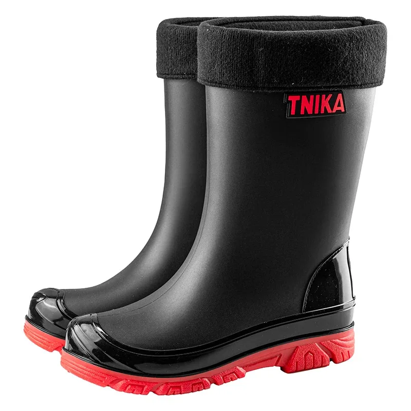 Дождевые сапоги Мужские резиновые сапоги дождевые сапоги с флисом, теплые, повседневные, модные, водонепроницаемые, уличная обувь для воды и рабочая обувь
Дождевые сапоги Мужские резиновые сапоги дождевые сапоги с флисом, теплые, повседневные, модные, водонепроницаемые, уличная обувь для воды и рабочая обувь