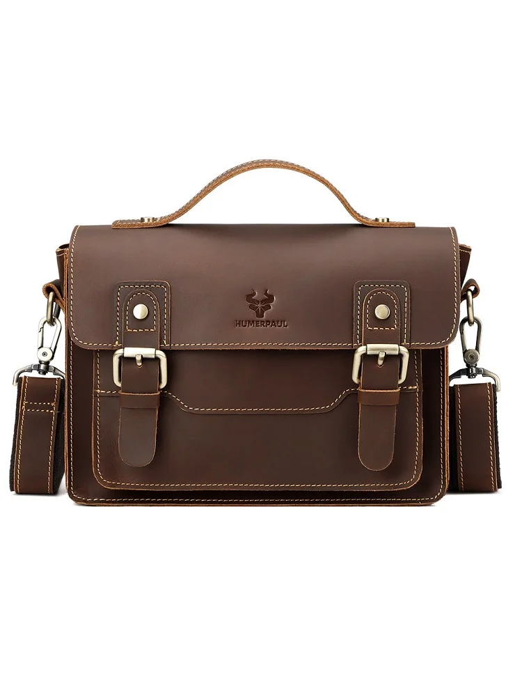 First Layer Cowhide Men's Crossbody Bag high quality Retro Daily Shoulder Bag soft Genuine Leather Men commuter Square Bag
First Layer Cowhide Men's Crossbody Bag high quality Retro Daily Shoulder Bag soft Genuine Leather Men commuter Square Bag