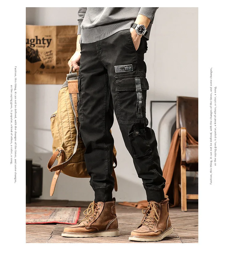 Elastic Slim Fit Workwear Pants Heavy Duty Cuffed Trousers Trendy Handsome Long Casual Pants for Outdoor Wear Resistant
Elastic Slim Fit Workwear Pants Heavy Duty Cuffed Trousers Trendy Handsome Long Casual Pants for Outdoor Wear Resistant