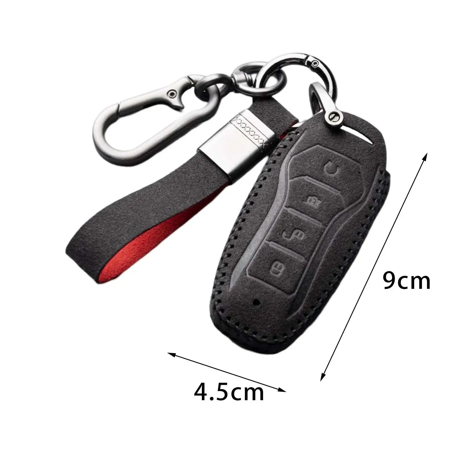 Key Fob Case Cover Men Women Protection Suede Leather Shell for Song Plus Dmi
Key Fob Case Cover Men Women Protection Suede Leather Shell for Song Plus Dmi