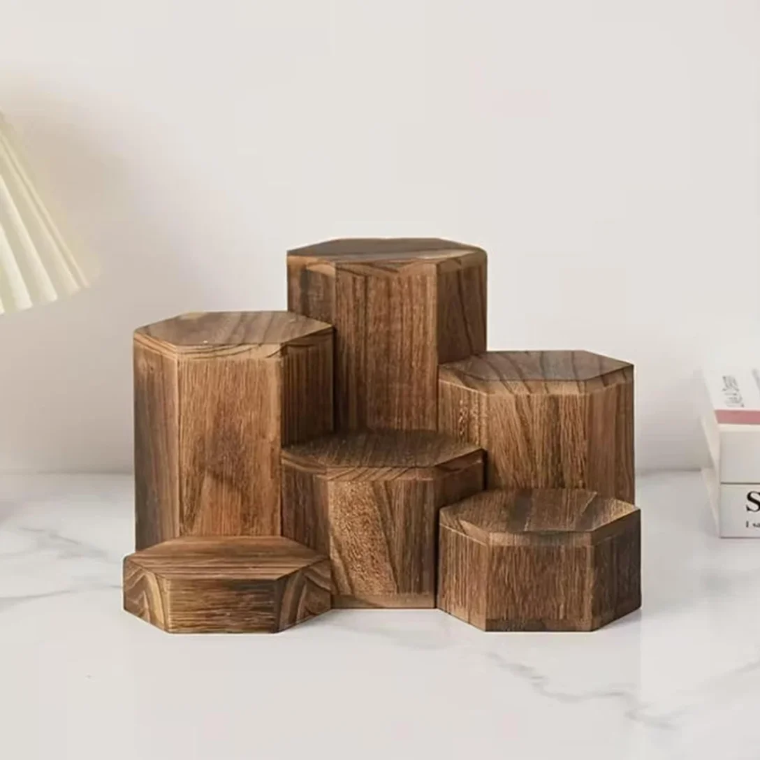Wooden 6-piece Hexagonal Display Rack Suitable for Showcasing Jewelry and Accessories Brown Cube Storage Rack Gift Storage
Wooden 6-piece Hexagonal Display Rack Suitable for Showcasing Jewelry and Accessories Brown Cube Storage Rack Gift Storage