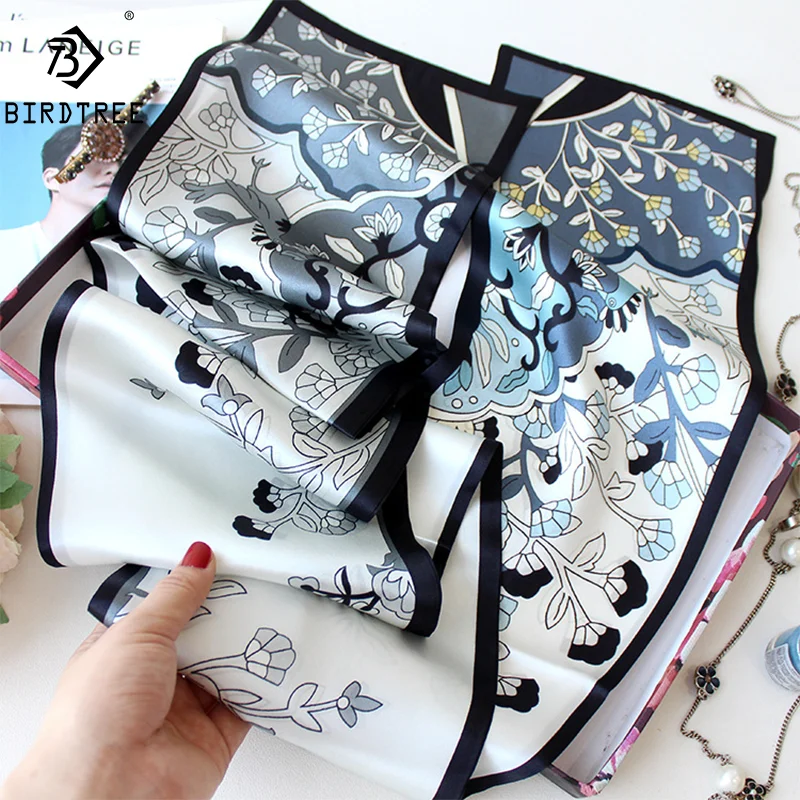 Birdtree 100%Real Silk Chic Print Scarf Women 2024 Spring Autumn Retro French Style Scarf Mom's Gift All-match Ribbon A41152QM
Birdtree 100%Real Silk Chic Print Scarf Women 2024 Spring Autumn Retro French Style Scarf Mom's Gift All-match Ribbon A41152QM
