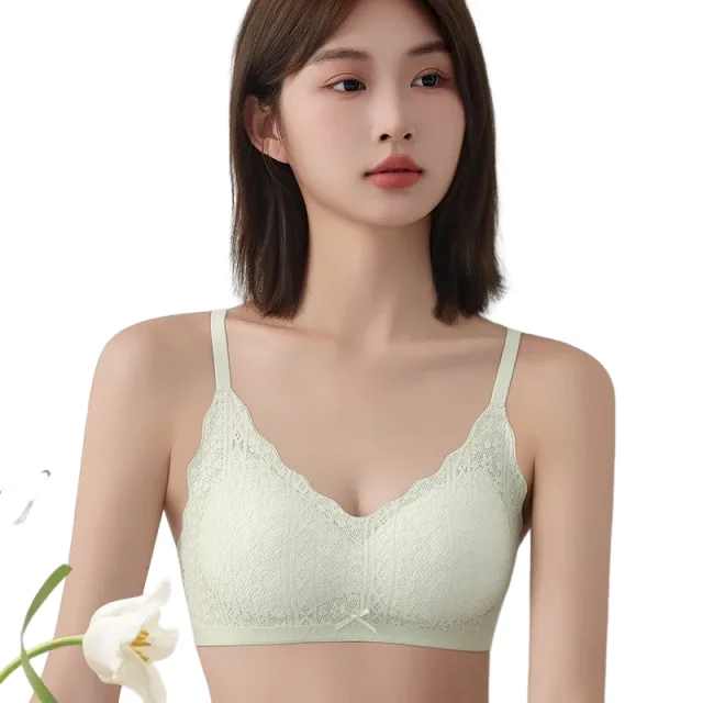 KUCLUT Women's Underwear Bare Sensation Seamless Comfortable Thin Lace Fixed Cup Soft Support Breathable Bra Soft Nylon Fabric
KUCLUT Women's Underwear Bare Sensation Seamless Comfortable Thin Lace Fixed Cup Soft Support Breathable Bra Soft Nylon Fabric