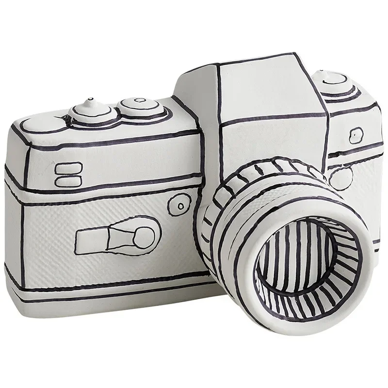 Retro simple ceramic camera, radio ornaments, home wine cabinet, TV cabinet, decoration ornaments, bedroom decorations
Retro simple ceramic camera, radio ornaments, home wine cabinet, TV cabinet, decoration ornaments, bedroom decorations
