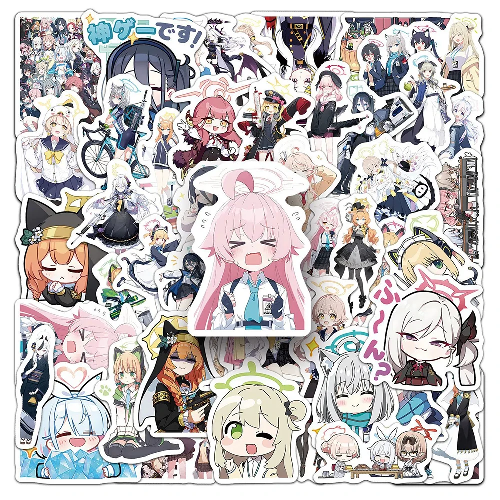 10/30/50pcs Blue Archive Anime Game Stickers Cute Takanashi Hoshino Sunaookami Shiroko Cartoon Decals for Laptop Notebook Phone
10/30/50pcs Blue Archive Anime Game Stickers Cute Takanashi Hoshino Sunaookami Shiroko Cartoon Decals for Laptop Notebook Phone