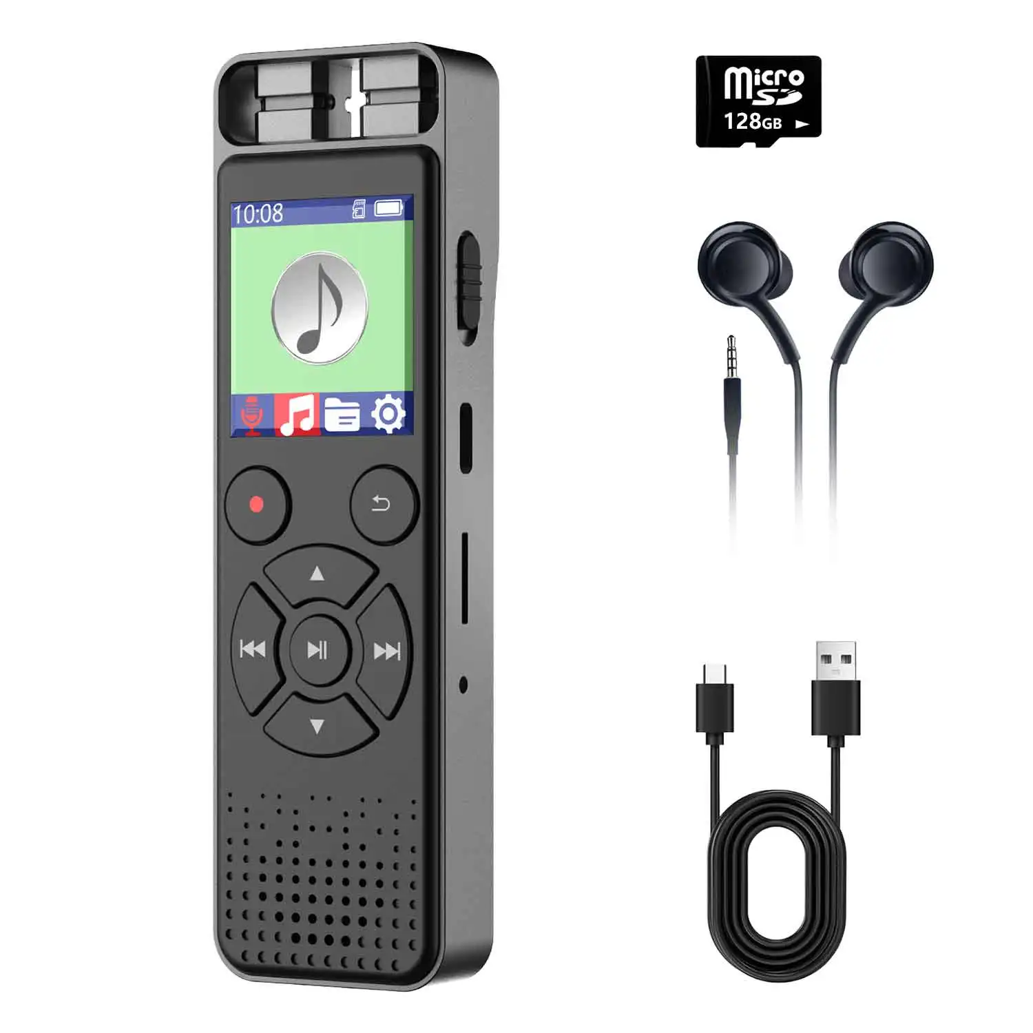 Digital Voice Recorder Bluetooth-enabled Voice Activated Recorders for Lectures Meetings Interviews Dictaphone Recording Device
Digital Voice Recorder Bluetooth-enabled Voice Activated Recorders for Lectures Meetings Interviews Dictaphone Recording Device