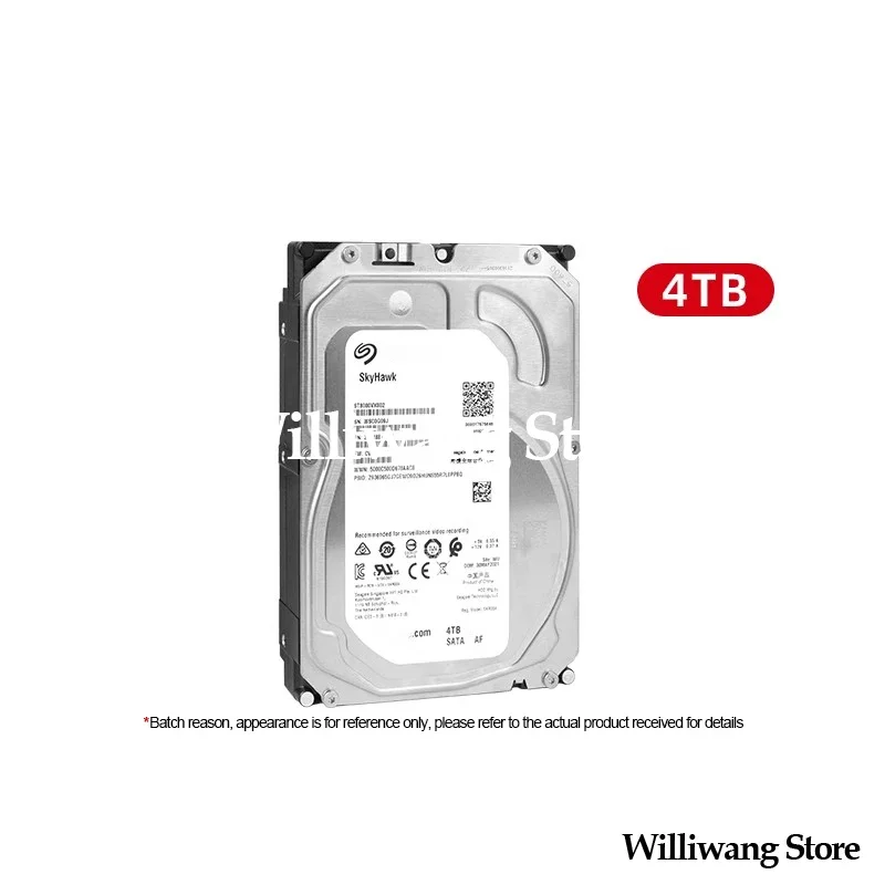 Original Mechanical Hard Drive 4TB Surveillance Video Recorder Monitoring Storage Purple Disk Monitoring dedicated hard drive
Original Mechanical Hard Drive 4TB Surveillance Video Recorder Monitoring Storage Purple Disk Monitoring dedicated hard drive