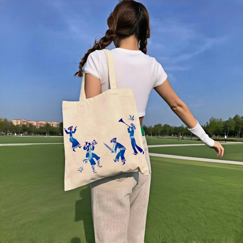1pc Chinese Ethnic Dancer Print Canvas Tote Bag Double Sided Eco Shoulder Bag Artistic Shopping Handbag
1pc Chinese Ethnic Dancer Print Canvas Tote Bag Double Sided Eco Shoulder Bag Artistic Shopping Handbag