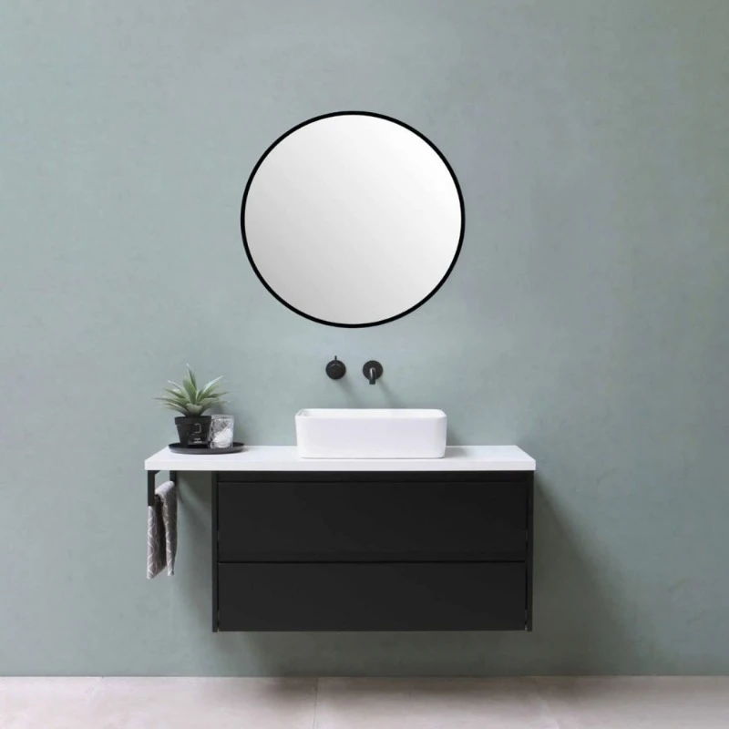 16" X 16" Modern Round Bathroom Mirror Black Dressing Aesthetic Shower Toilet Mirror Living Room Wall Mirror Bathroom Ornaments
16" X 16" Modern Round Bathroom Mirror Black Dressing Aesthetic Shower Toilet Mirror Living Room Wall Mirror Bathroom Ornaments