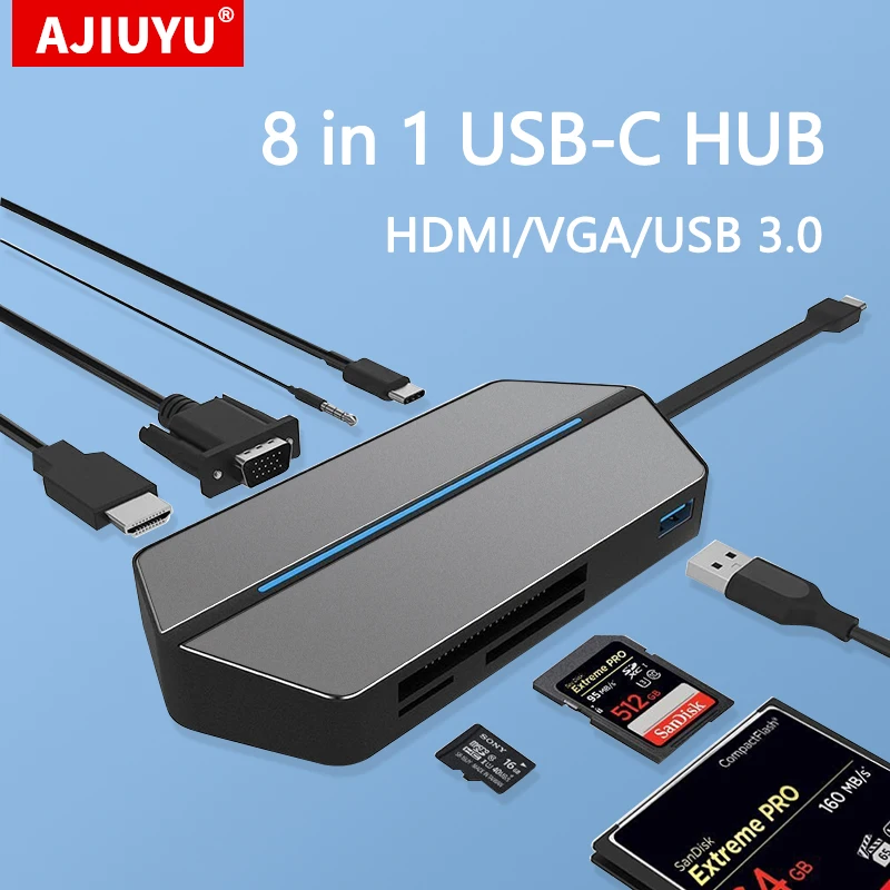 USB C концентратор для HDMI SD/TF CF кардридер USB 3,0 многопортовый адаптер Type-C док-станция для MacBook Pro Air iMac Mac mini Dock
USB C концентратор для HDMI SD/TF CF кардридер USB 3,0 многопортовый адаптер Type-C док-станция для MacBook Pro Air iMac Mac mini Dock