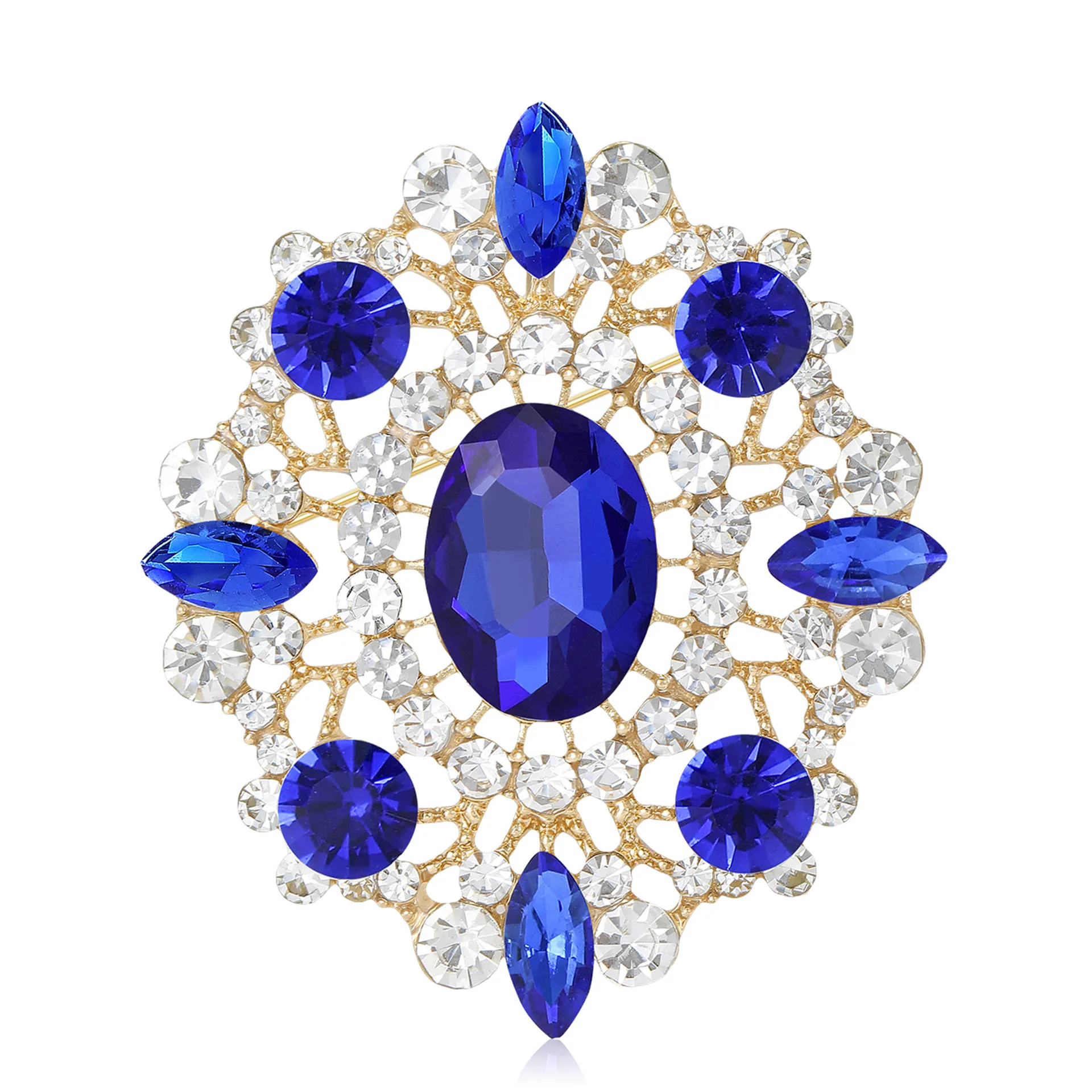 Luxurious Large Oval Rhinestone Brooch, Multi-Color Court Elegance And Grandeur, Shawl Buckle, Party Daily Dress Accessory
Luxurious Large Oval Rhinestone Brooch, Multi-Color Court Elegance And Grandeur, Shawl Buckle, Party Daily Dress Accessory