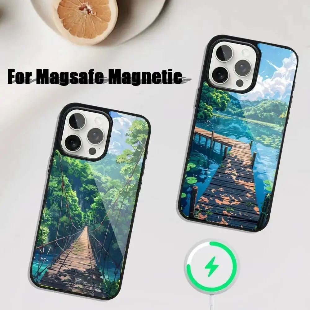 Landscape Scenery Cover Phone Case For iPhone 16,15,14,13,12,11,Plus,Pro,Max Mini Magsafe Magnetic Wireless Charging
Landscape Scenery Cover Phone Case For iPhone 16,15,14,13,12,11,Plus,Pro,Max Mini Magsafe Magnetic Wireless Charging