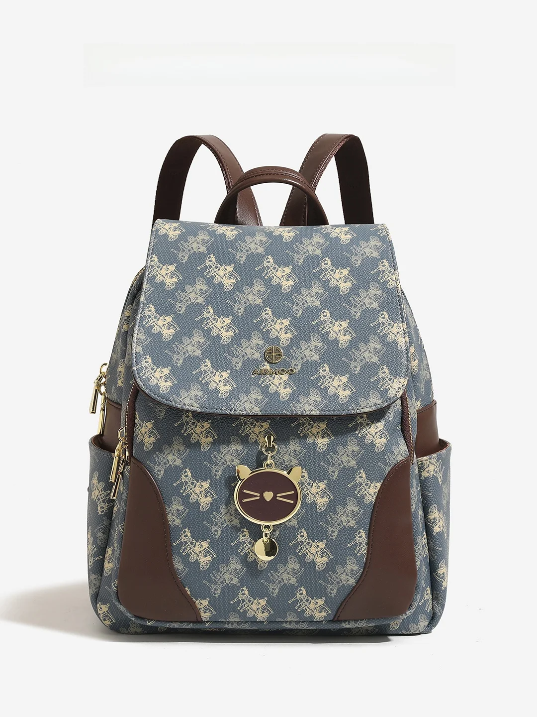 Fashionable Printed CharlieKitty Backpack Casual Leisure Double-Shoulder Cover Bag Women's Square Shape with Water Bottle Slot
Fashionable Printed CharlieKitty Backpack Casual Leisure Double-Shoulder Cover Bag Women's Square Shape with Water Bottle Slot