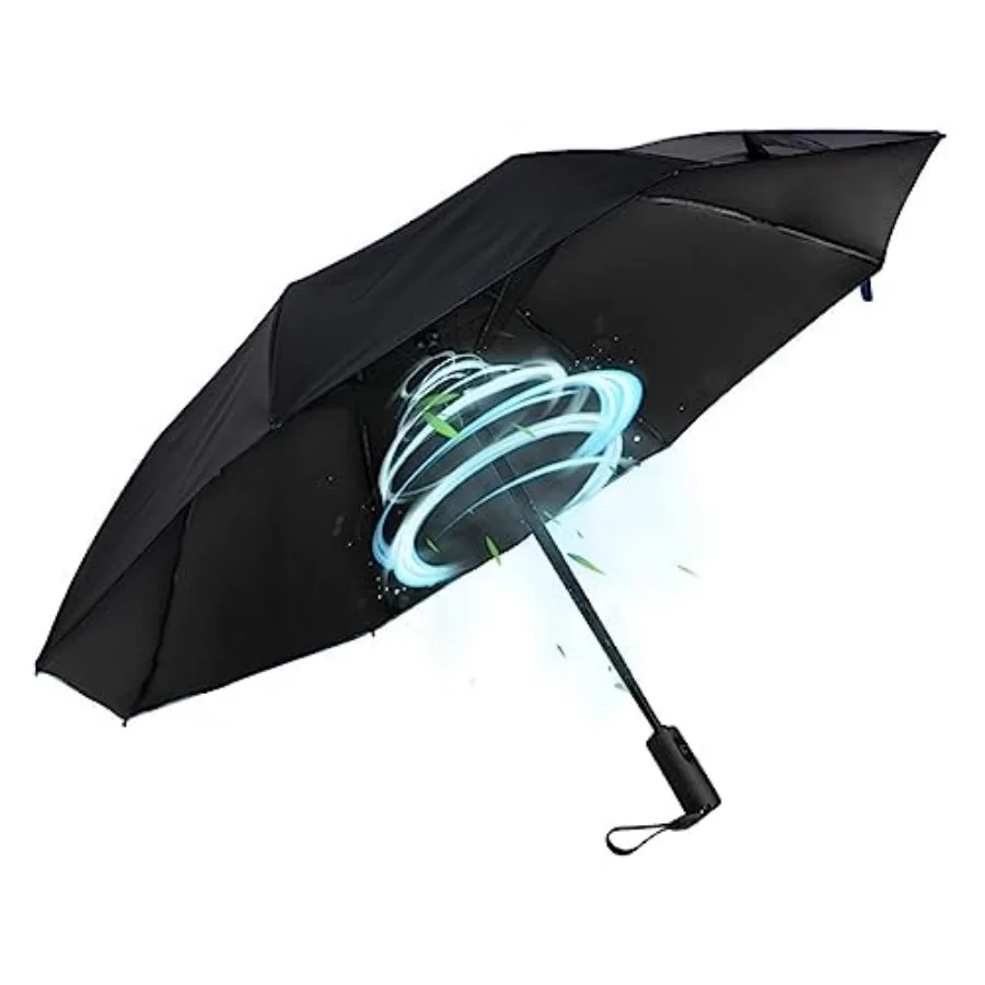 Portable Sun and Rain Umbrella with Personal Cooling Fan, UPF 50+, USB Rechargeable, Folding Compact Travel Umbrella for Hot Su
Portable Sun and Rain Umbrella with Personal Cooling Fan, UPF 50+, USB Rechargeable, Folding Compact Travel Umbrella for Hot Su
